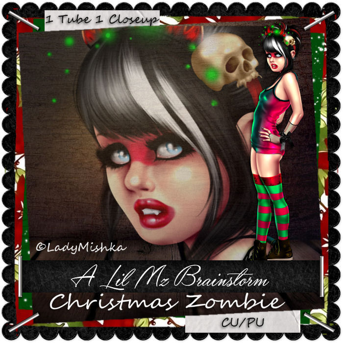 LMB Christmas Zombie CU