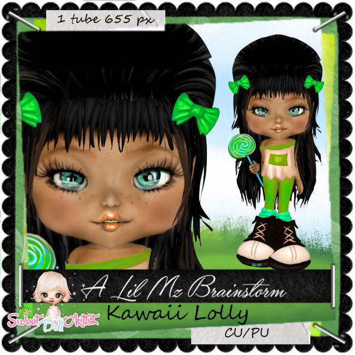 LMB Kawaii Lolly Green CU