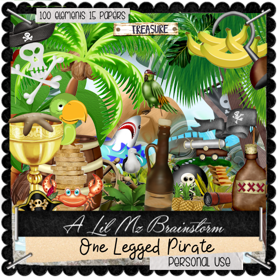 LMB One Legged Pirate PU