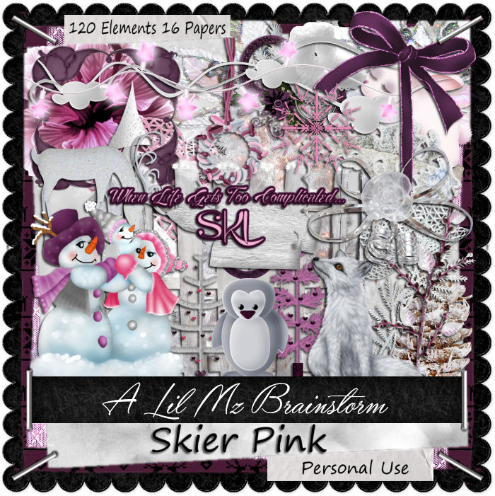 LMB Skier Pink PU