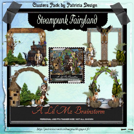 LMB Steampunk Fairyland Clusters 2 PU