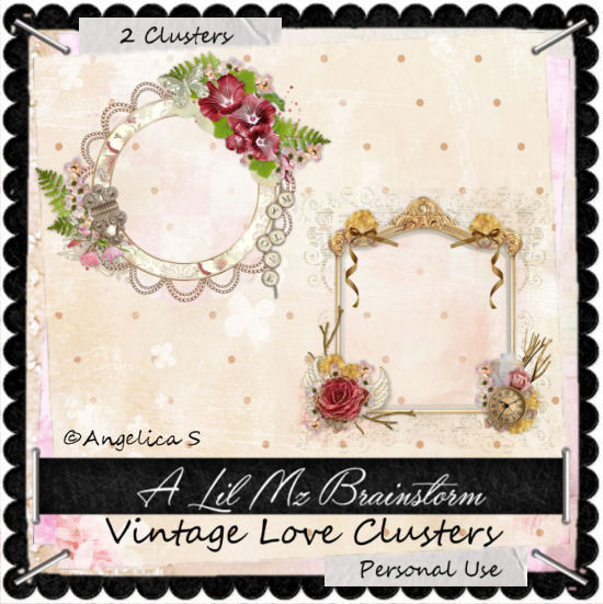 LMB Vintage Love Clusters PU